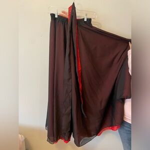 CUSTOM BALLROOM SKIRT TANGO/SPANISH